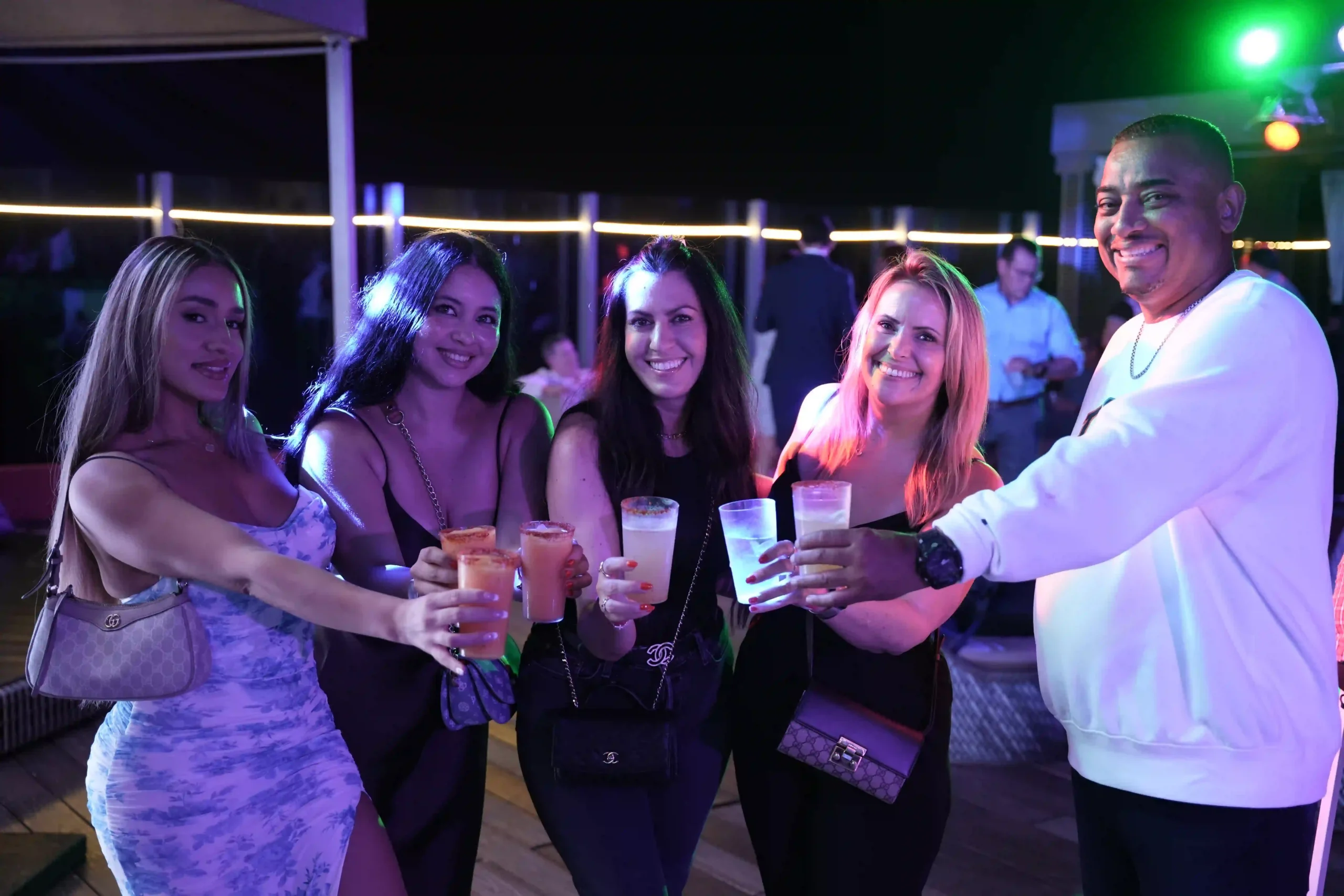 Evening networking event