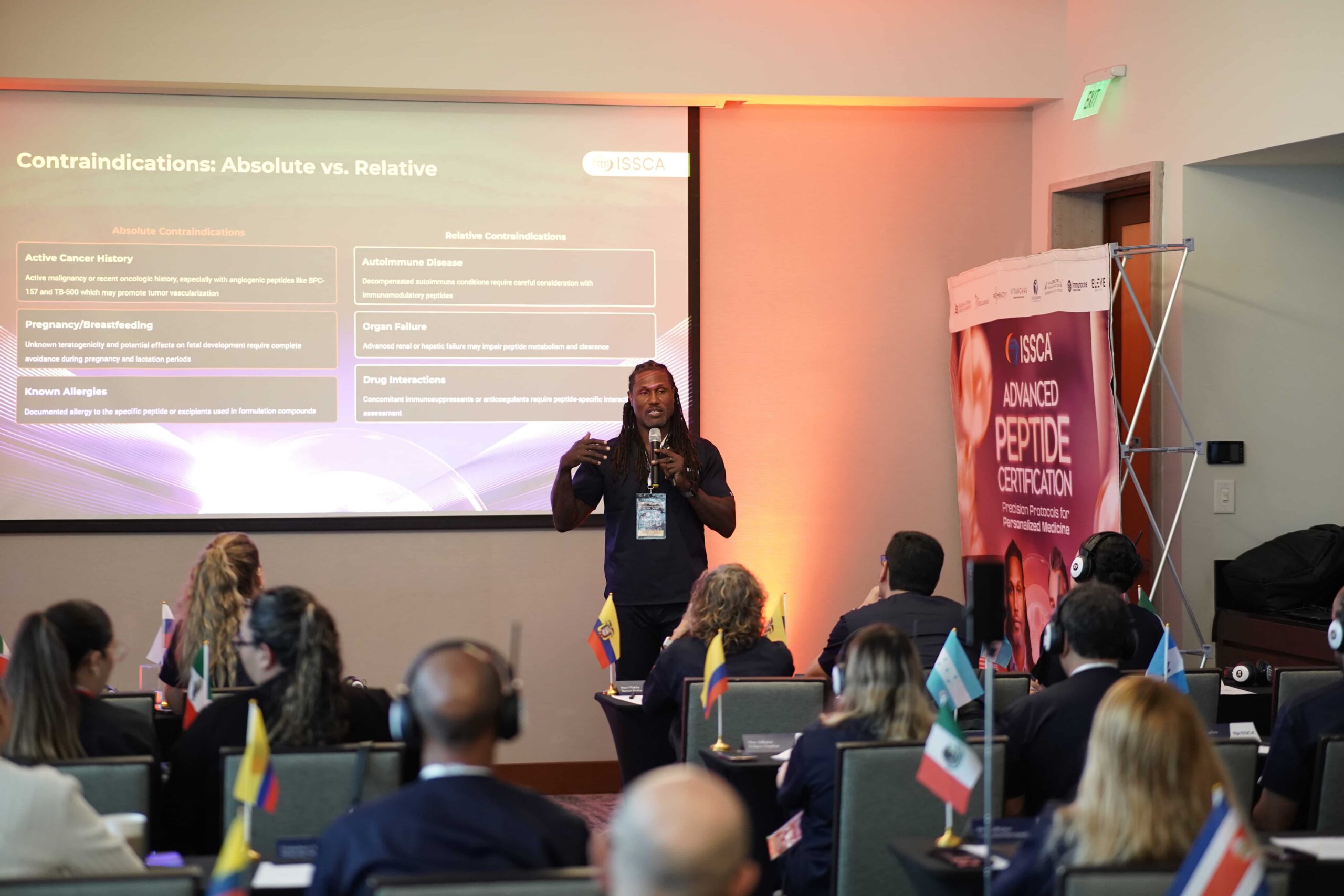 Live clinical lab with physicians